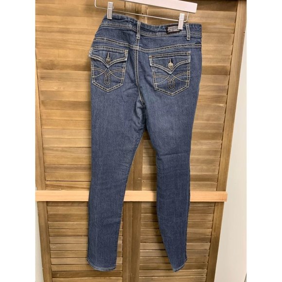 Earl Jean Blue Denim Skinny Jeans Size 11 - Picture 4 of 5